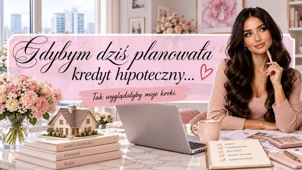 Gdybym dziś planowała kredyt hipoteczny – tak wyglądałyby moje kroki